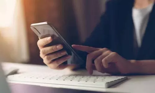 mobile phone catches fire