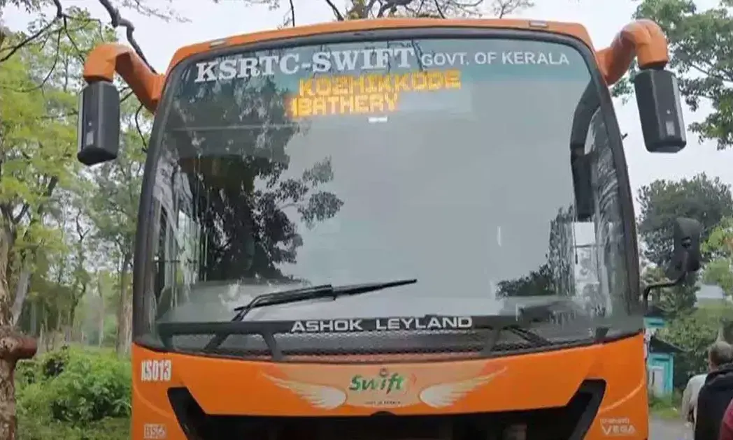 ദേ പിന്നേം കെ.എസ്.ആർ.ടി.സി സ്വിഫ്റ്റ് അപകടം; ബസ് താമരശേരി ചുരത്തിൽ ഭിത്തിയിലിടിച്ചു