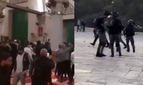 പ്രഭാത പ്രാർഥനക്കിടെ അൽ അഖ്സ പള്ളിയിൽ ഇ​സ്രായേൽ സേനയുടെ അതിക്രമം; നിരവധി പേർക്ക് പരിക്ക് -വിഡിയോ