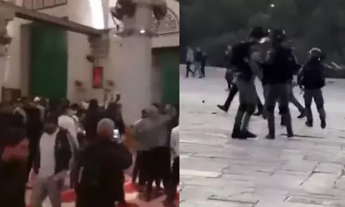 പ്രഭാത പ്രാർഥനക്കിടെ അൽ അഖ്സ പള്ളിയിൽ ഇ​സ്രായേൽ സേനയുടെ അതിക്രമം; നിരവധി പേർക്ക് പരിക്ക് -വിഡിയോ