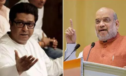 പള്ളികളിലെ ഉച്ചഭാഷിണികൾ നീക്കണം; അമിത് ഷാക്ക് കത്തെഴുതി എം.എൻ.എസ്