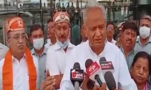 മോഹൻ ഭാഗവതിന്റെ അഖണ്ഡഭാരതത്തിനെതിരെ അശോക് ഗെഹലോട്ട്