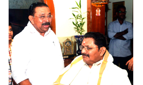 വിക്രമിനെ കാണാന്‍ ഞാനും കാത്തിരിക്കുന്നെന്ന് ഹസന്‍; പുഞ്ചിരി തൂകി ജഗതി