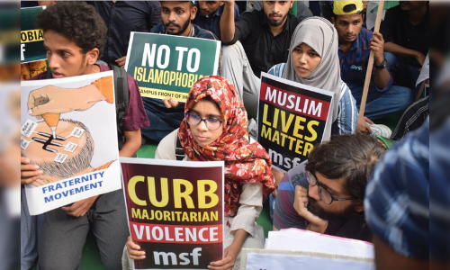 രാമനവമി ആഘോഷത്തിനിടെ വിദ്വേഷ അക്രമം: ഡൽഹിയിൽ വിദ്യാർഥി യുവജന പ്രതിഷേധം