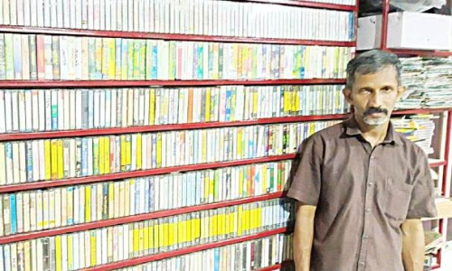 Aboobacker keeper of old cassettes