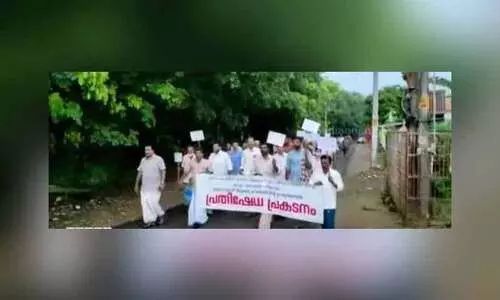 പൊതുശ്മശാനത്തിനെതിരെ പ്രതിഷേധവുമായി നാട്ടുകാർ
