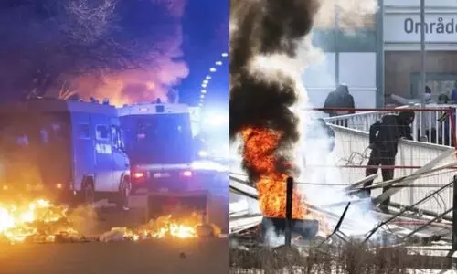 സ്വീ​ഡ​നി​ൽ ഖു​ർ​ആ​ൻ വി​രു​ദ്ധ ക​ലാ​പം: 40ലേ​റെ പേ​ർ അ​റ​സ്റ്റി​ൽ