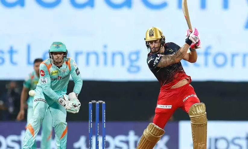 തകർത്താടി ഡുപ്ലസി (96); ലഖ്നോയെ 18 റൺസിന് തോൽപിച്ചു