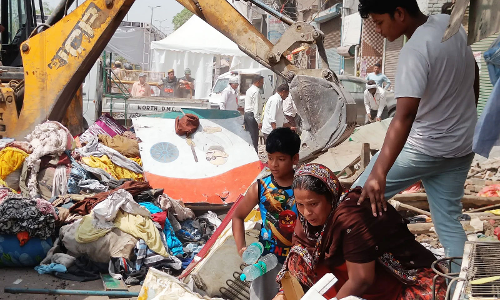 ജഹാംഗീർപുരിയിലെ ബുൾഡോസർ ഓപറേഷൻ