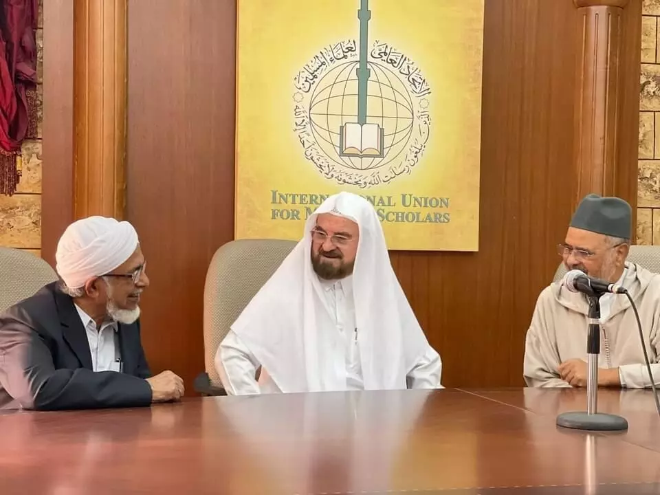 ഡോ. ബഹാഉദ്ധീന്‍ നദ്​വി മുസ്​ലിം പണ്ഡിത സഭാ ആസ്ഥാനം സന്ദർശിച്ചു