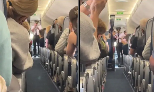 ഫ്ലൈറ്റിൽ മാസ്ക് ആവശ്യമില്ലെന്ന് പൈലറ്റ്; യാത്രക്കാരുടെ ആഘോഷം വൈറൽ-VIDEO