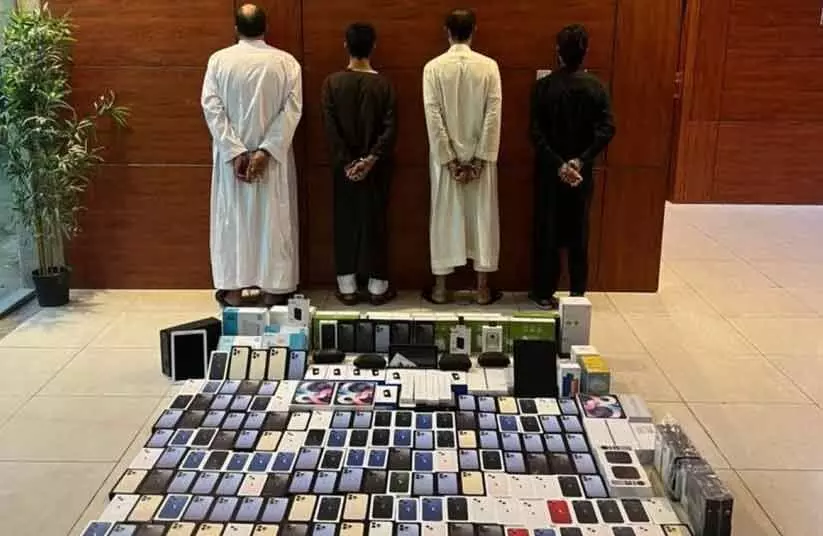 റിയാദിൽ കവർച്ചകേസ്​ പ്രതികളായ നാലുപേർ പിടിയിൽ