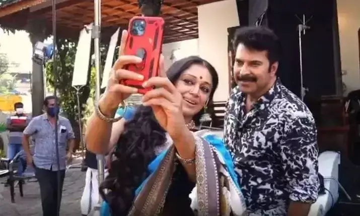 സേതുരാമയ്യരെ കണ്ട് നാഗവല്ലി; ദൃശ്യങ്ങൾ വൈറൽ