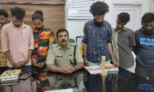 കടല്‍തീരത്ത് ലഹരി ഉപയോഗം; ആറ് യുവാക്കൾ അറസ്റ്റിൽ