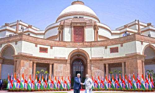 കൈകോർത്ത് ഇന്ത്യ,ബ്രിട്ടൻ; പ്രതിരോധ, വ്യാപാര മേഖലയിൽ കൂടുതൽ സഹകരണം