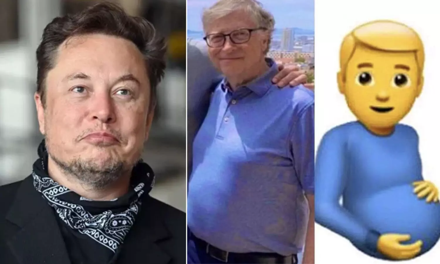 ഗർഭമുള്ള പുരുഷന്റെ ഇമോജി ചേർത്ത് ബിൽ ഗേറ്റ്സിനെ പരിഹസിച്ച് മസ്ക്; ഇതാണ് കാരണം...!