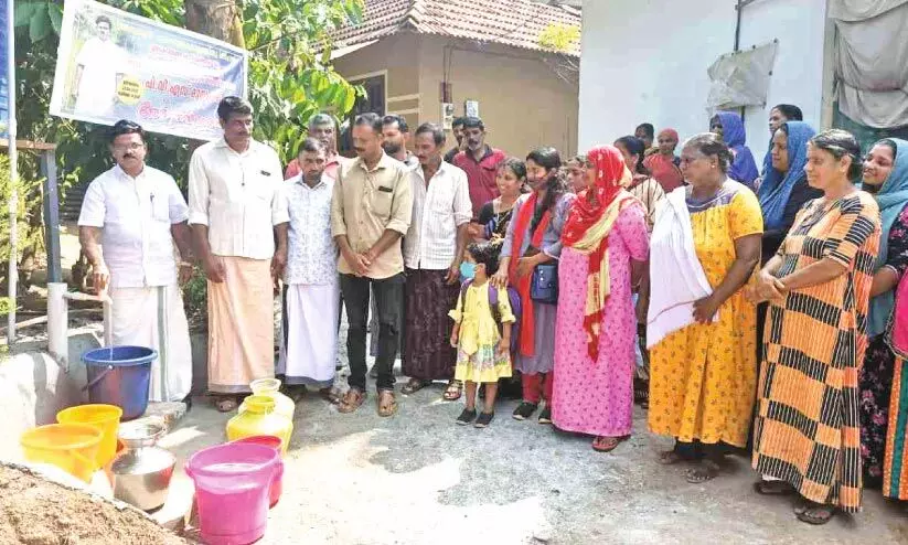 ഇരുപതോളം കുടുംബങ്ങൾക്ക് കുടിവെള്ള സൗകര്യമൊരുക്കി സൗദി പ്രവാസികൾ