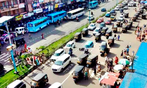 കാഞ്ഞങ്ങാട് നഗരസഭയുടെ ഗതാഗത പരിഷ്കരണം പാളി