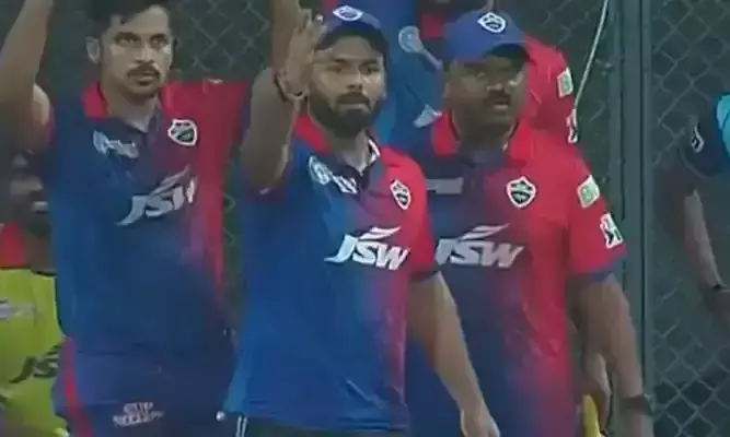 rishabh pant recalling batsaman