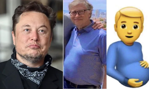 ഗർഭമുള്ള പുരുഷന്റെ ഇമോജി ചേർത്ത് ബിൽ ഗേറ്റ്സിനെ പരിഹസിച്ച് മസ്ക്; ഇതാണ് കാരണം...!