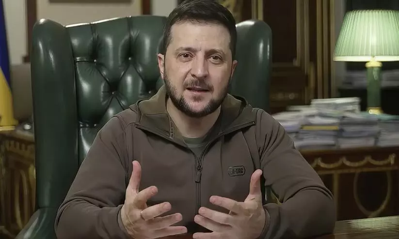 ഗുട്ടെറസിന്റെ മോസ്കോ സന്ദർശനത്തിൽ വിമർശനവുമായി സെലൻസ്കി ഗുട്ടെറസിന്റെ മോസ്കോ സന്ദർശനത്തിൽ വിമർശനവുമായി സെലൻസ്കി