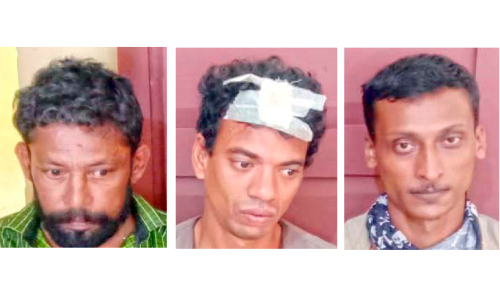 പട്ടാപ്പകൽ പിടിച്ചുപറി; മൂവർ സംഘം പിടിയിൽ