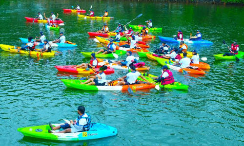 ആവേശമായി കണ്ണൂരിൽ കയാക്കത്തൺ