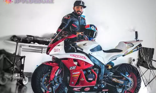 ബൈക്ക് റൈഡർ ജപിൻ ജയപ്രകാശിന് നാട് വിട നൽകി