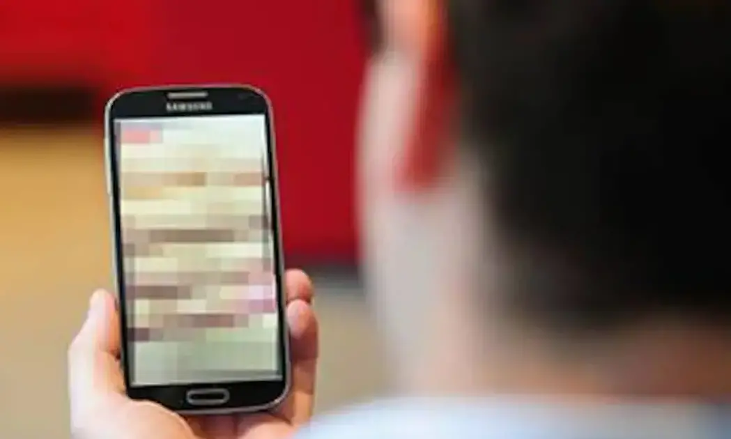 Nude photo in social media