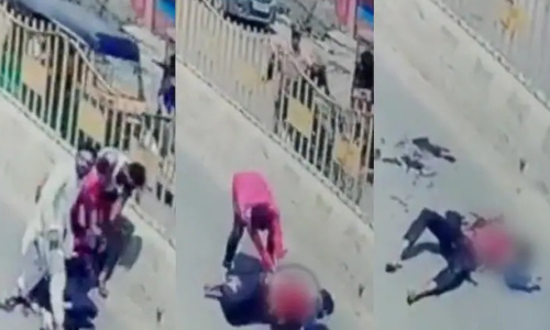 പട്ടാപ്പകൽ യുവാവിനെ കുത്തി കൊന്നു; സി.സി.ടി.വി ദൃശ്യങ്ങൾ പുറത്ത്