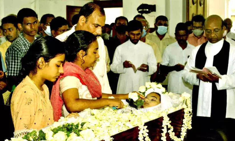 നാടിന് നൊമ്പരമായി ആൻസിയയുടെ മരണം