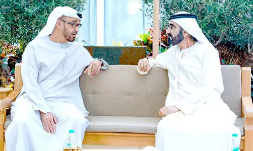 എക്സ്പോ വിജയഗാഥ പങ്കുവെച്ച് ഭരണാധികാരികളുടെ കൂടിക്കാഴ്ച