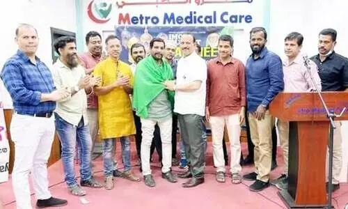 സത്താർ കുന്നിലിന് ഐ.എം.സി.സി കുവൈത്ത് സ്വീകരണം നല്‍കി