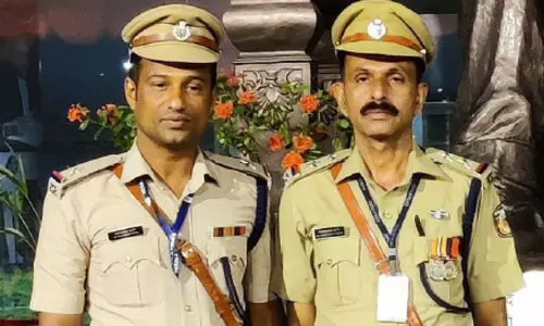 മികച്ച പൊലീസ് ഓഫിസർമാരായി സുഭാഷും സൈഫുദ്ദീനും