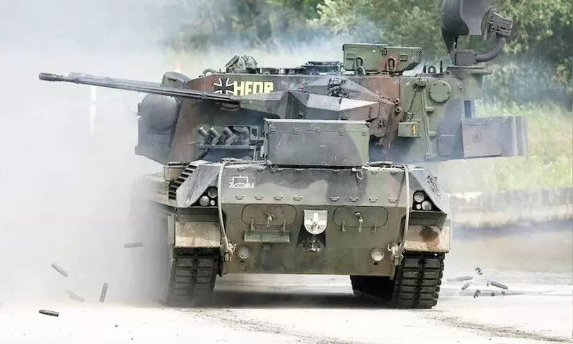 Gepard antiaircraft tank