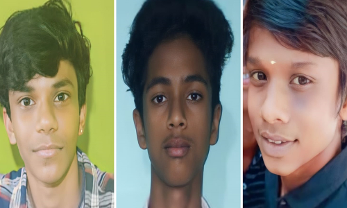 പുഴയിൽ കുളിക്കാനിറങ്ങിയ മൂന്നു വിദ്യാർഥികൾ മരിച്ചു.