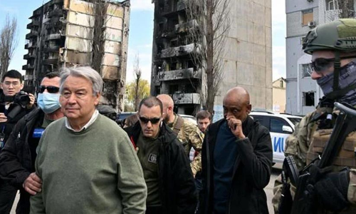 UN Secretary-General in Kyiv