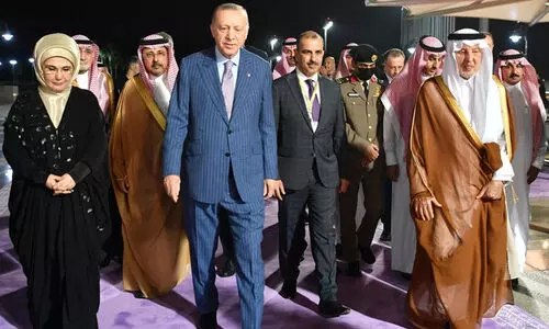 തുർക്കി പ്രസിഡൻറ്​ ഉറുദുഗാൻ സൗദിയിൽ