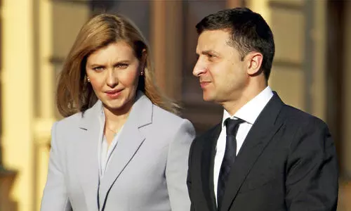 Olena Zelensky, Voladimir Zelensky