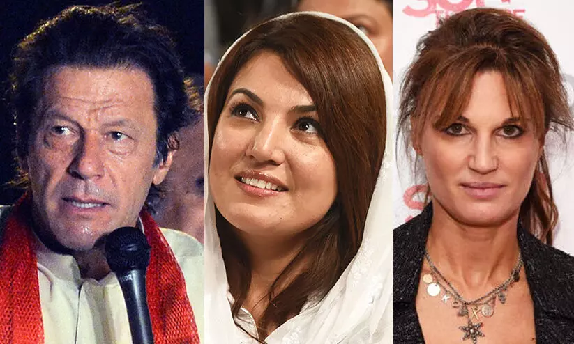 Imran Khan, Reham khan, jemima goldsmith