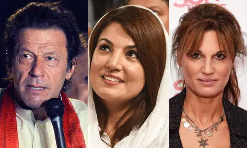 Imran Khan, Reham khan, jemima goldsmith