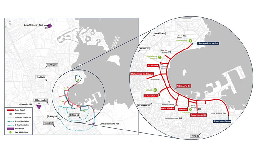 മൂന്നുദിനം കോർണിഷിൽ ഗതാഗത വിലക്ക് മൂന്നുദിനം കോർണിഷിൽ ഗതാഗത വിലക്ക്