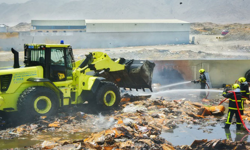 വെയര്‍ഹൗസില്‍ തീപിടിത്തം