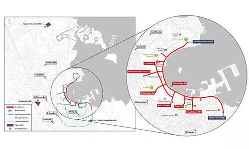 മൂ​ന്നു​ദി​നം കോ​ർ​ണി​ഷി​ൽ ഗ​താ​ഗ​ത വി​ല​ക്ക്​