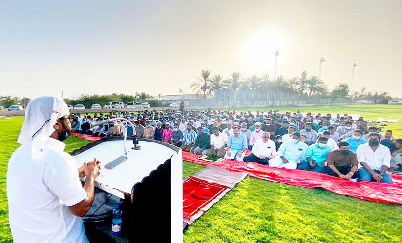 സന്തോഷം പകർന്ന് ഈദ് ഗാഹുകൾ സന്തോഷം പകർന്ന് ഈദ് ഗാഹുകൾ