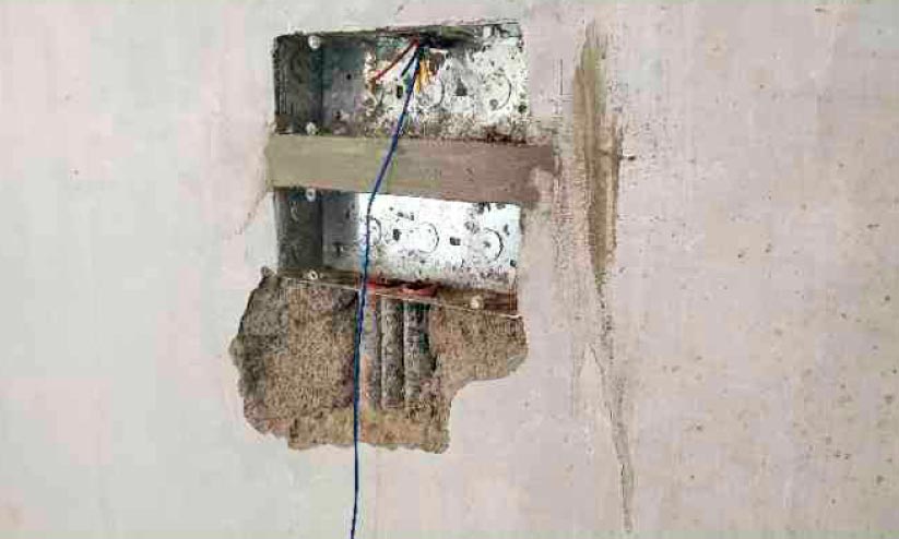 നിർമാണത്തിലിരിക്കുന്ന കെട്ടിടത്തിലെ  വയറിങ് സാധനങ്ങൾ കവർന്നു