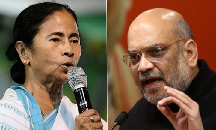 amit shah and mamata Banerjee