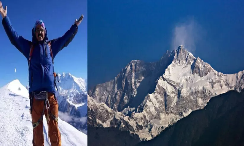 കാഞ്ചൻജംഗ കയറുന്നതിനിടെ പർവതാരോഹകൻ നാരായണൻ അയ്യർ മരിച്ചു കാഞ്ചൻജംഗ കയറുന്നതിനിടെ പർവതാരോഹകൻ നാരായണൻ അയ്യർ മരിച്ചു