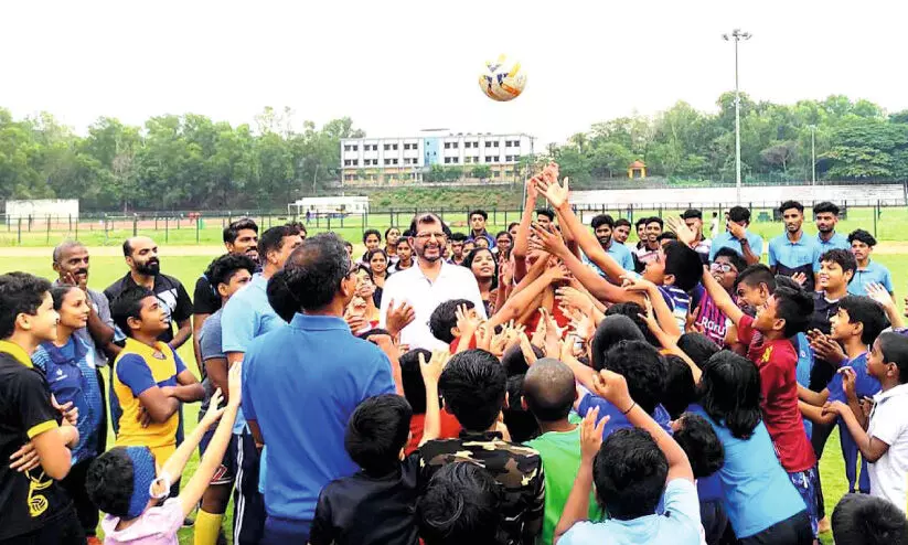 The university prepares the ground for children to learn sports