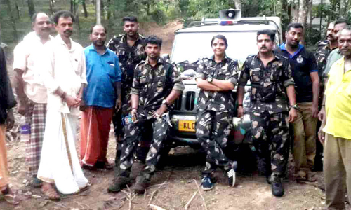 വന്യമൃഗ ശല്യം രൂക്ഷമായ ആദിവാസി മേഖലകളിൽ ദ്രുതകർമ സേന ഇറങ്ങി